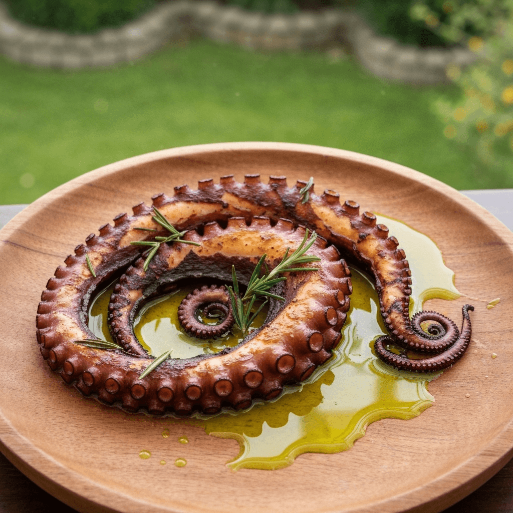 Grilled octopus